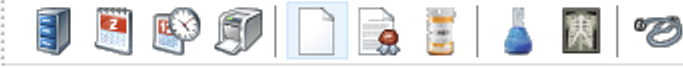 Best Practice patient record toolbar